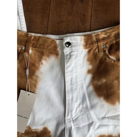 Eckhaus Latta Unisex Tie Dye Denim Jeans NWT Size 33 - Picture 4 of 6